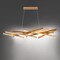 Dweled Parallax 55in LED Linear Pendant 3000K in Aged Brass PD-731 - alternate 3